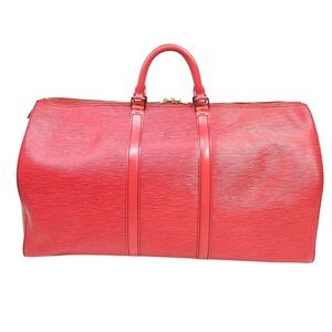 Louis Vuitton keepall Travel Bag (live showing)